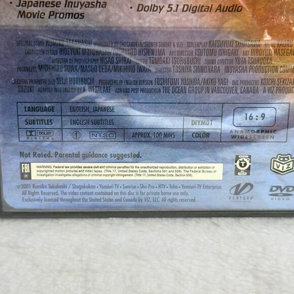 Inuyasha The Movie: Affections Touching Across Time (2001) Anime DVD Viz Media - Picture 8 of 8